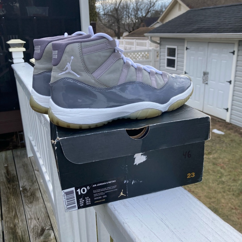 Nike Jordan 11 Cool Grey Size 10.5 mens - Picture 2 of 11